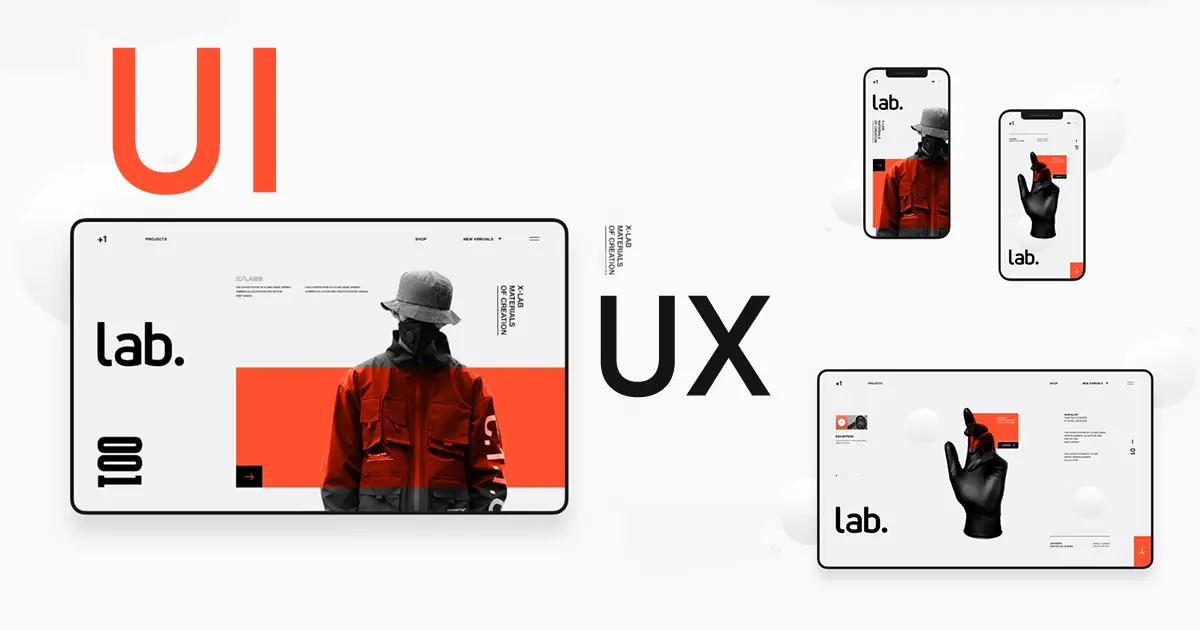 Website UX UI design